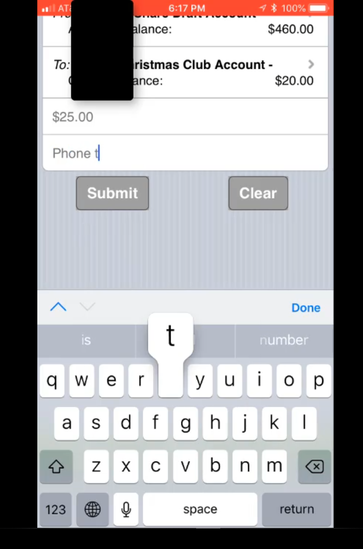 First Choice Mobile App Transfer between accounts you own and control